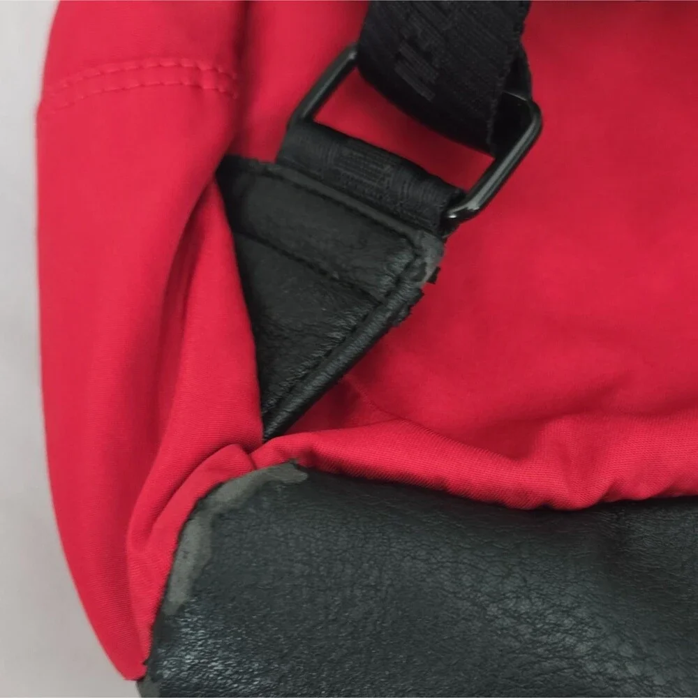 Steve Madden Kids Red/Black Mini Backpack Nylon Zip, Adjustable Straps School